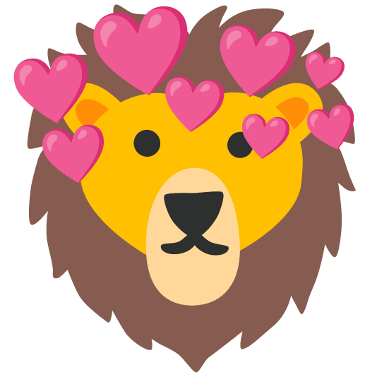 cupid lion face
