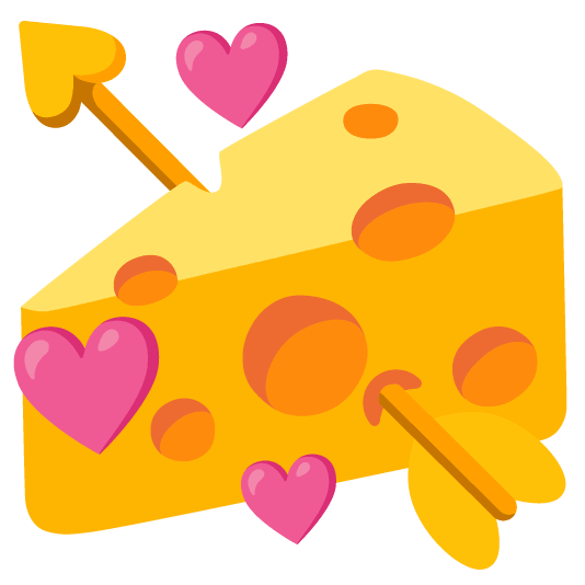 cupid cheese wedge