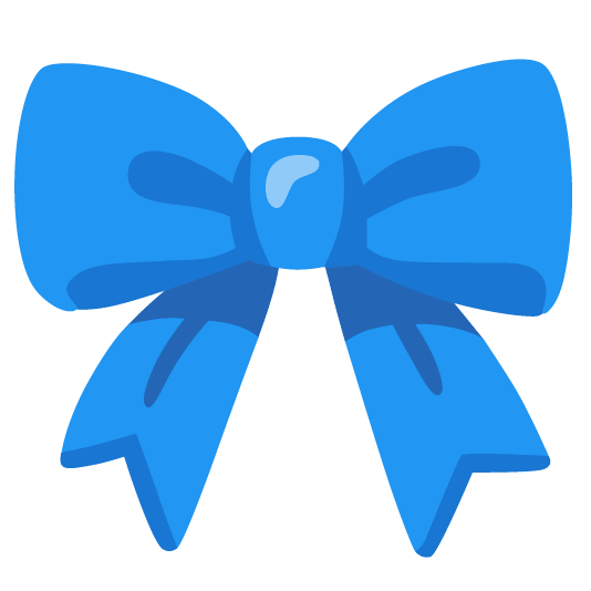 blue heart ribbon