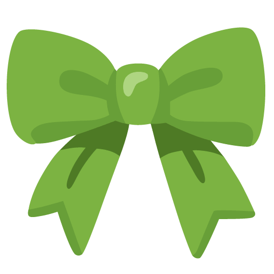green heart ribbon