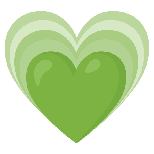 green heart heartpulse