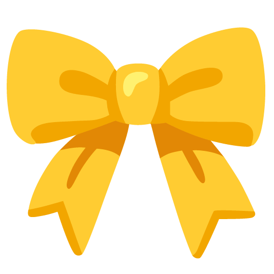 yellow heart ribbon