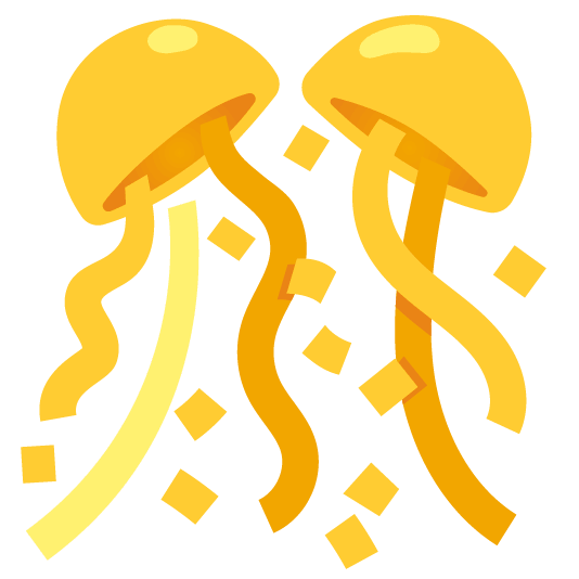 yellow heart confetti ball