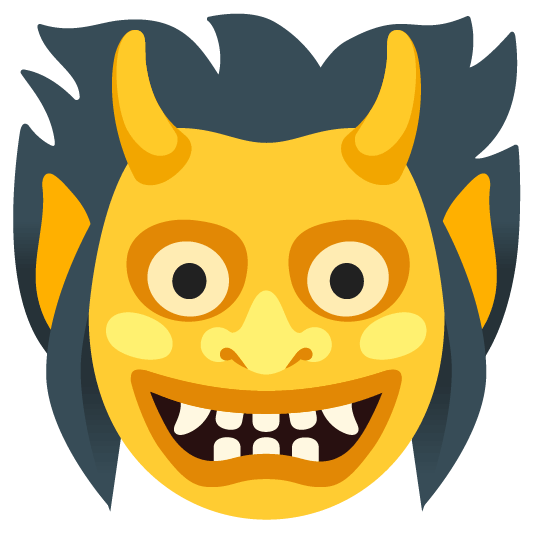 yellow heart japanese ogre