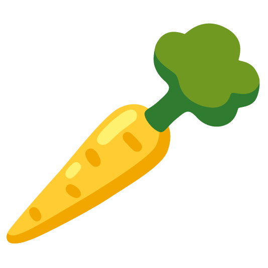 yellow heart carrot