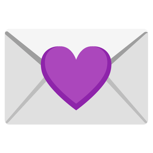 purple heart love letter