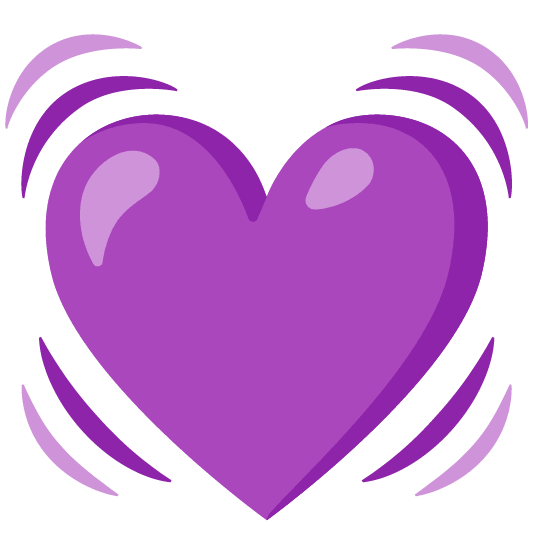 purple heart heartbeat