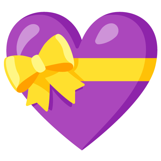 purple heart gift heart