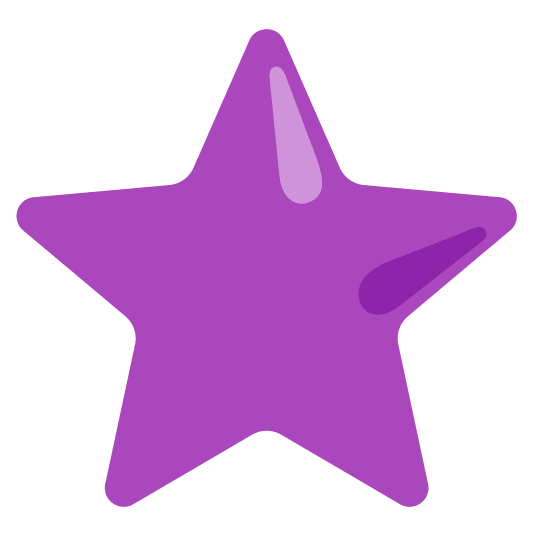 purple heart star