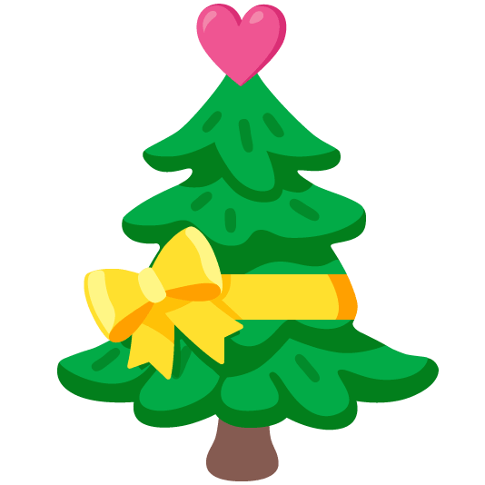 gift heart evergreen tree