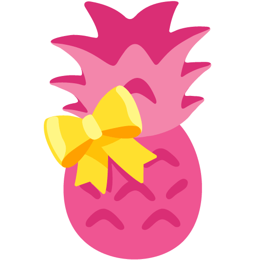 gift heart pineapple