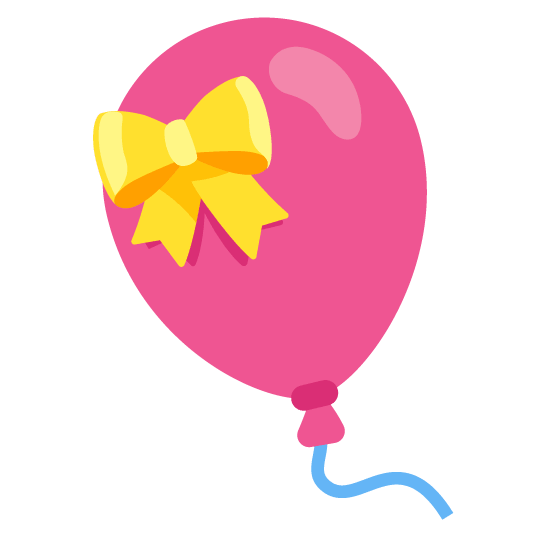 gift heart balloon