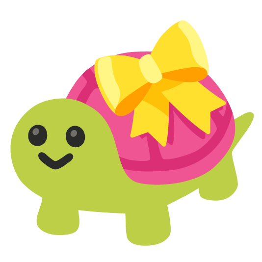 gift heart turtle