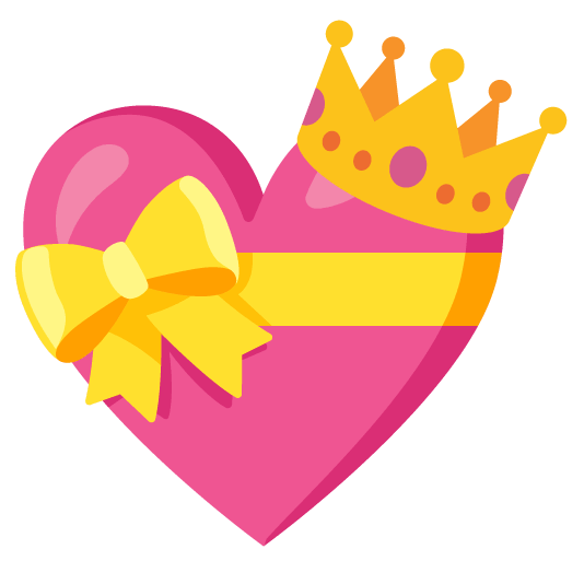 gift heart crown