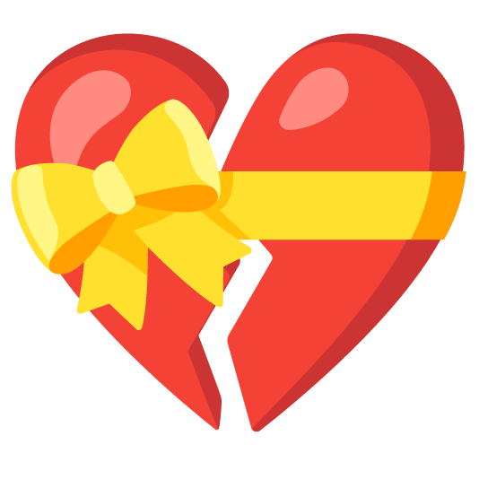 gift heart broken heart