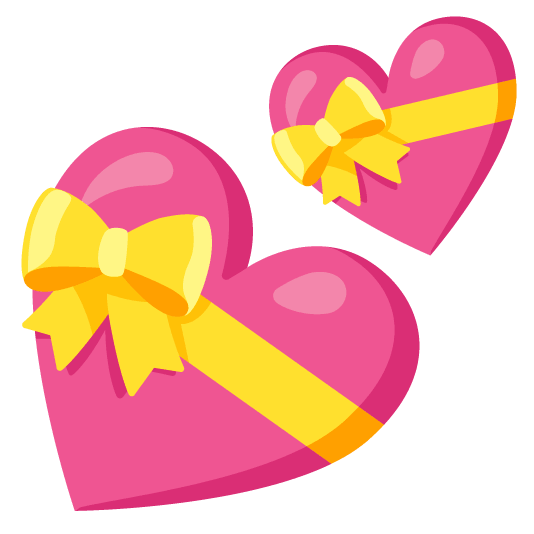 gift heart two hearts