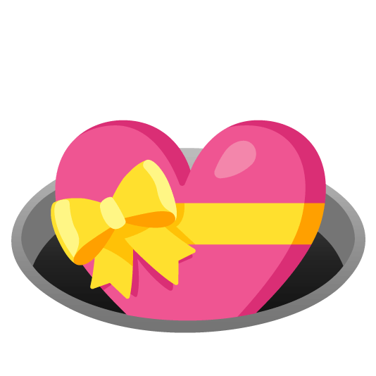 gift heart hole