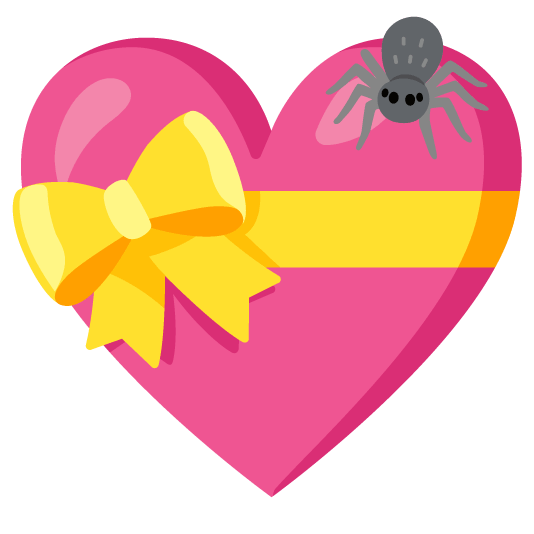 gift heart spider