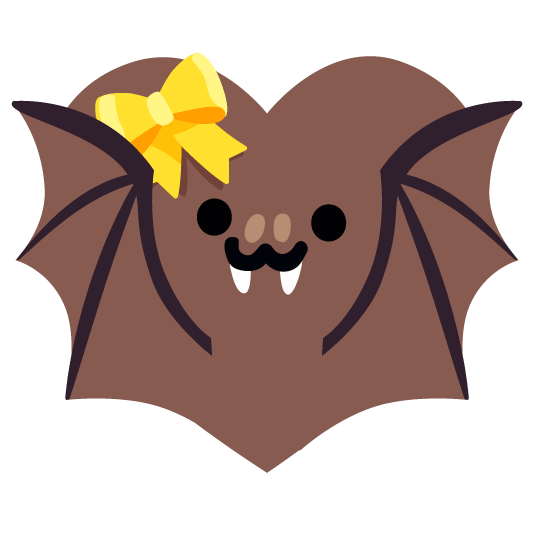 gift heart bat