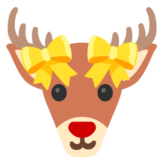 gift heart deer