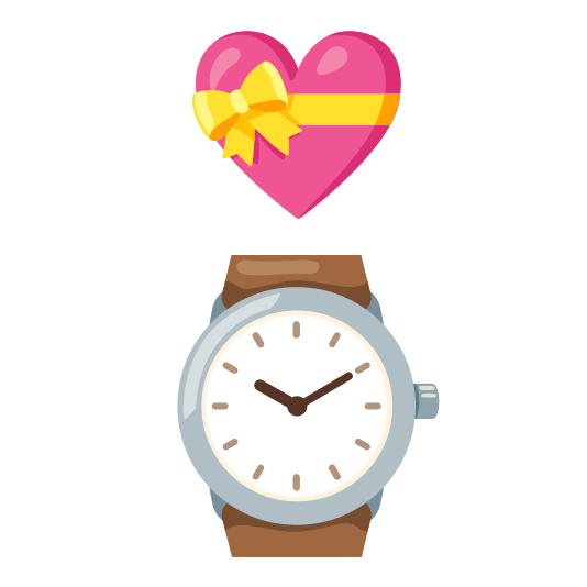 gift heart watch