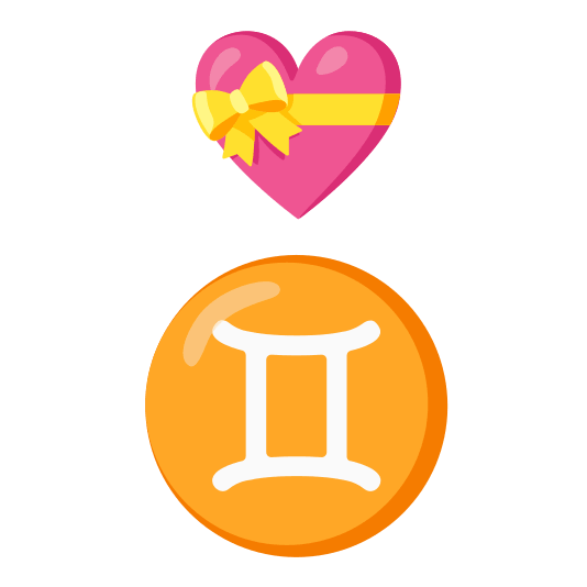 gift heart gemini
