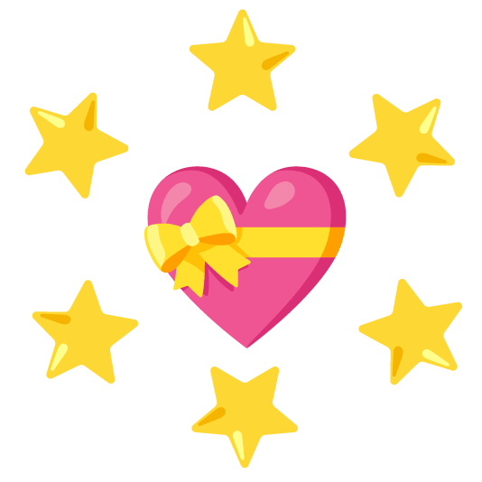 gift heart star
