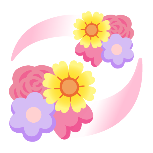 revolving hearts tulip