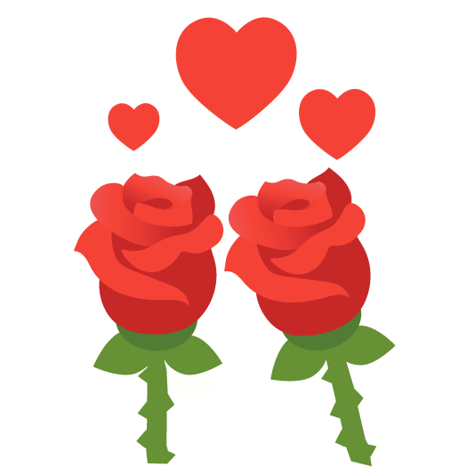 revolving hearts rose