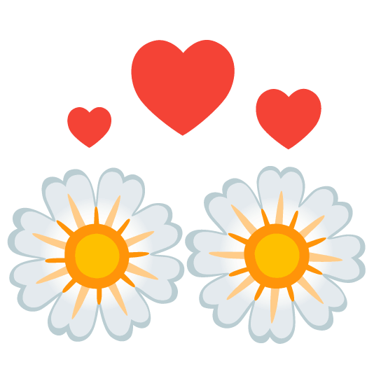 revolving hearts blossom