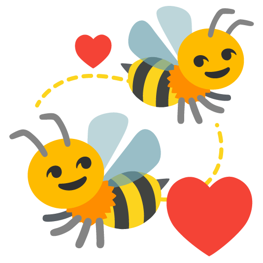 revolving hearts bee