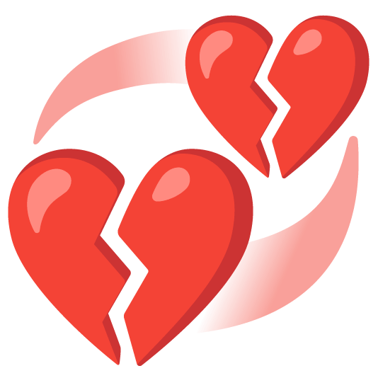 revolving hearts broken heart