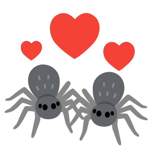 revolving hearts spider