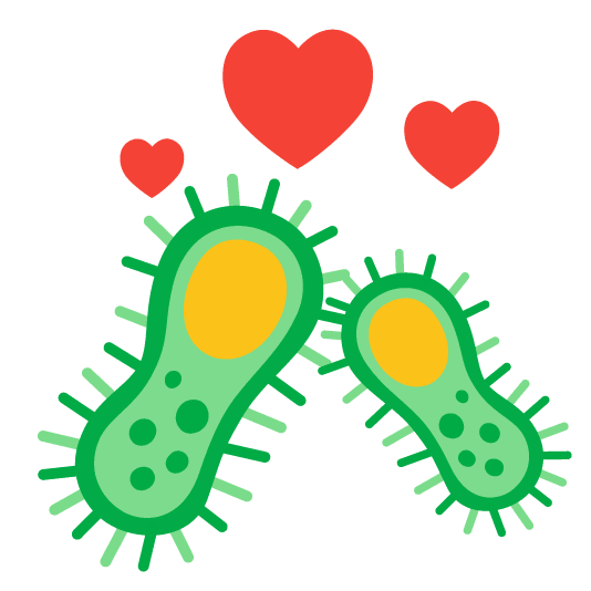 revolving hearts microbe