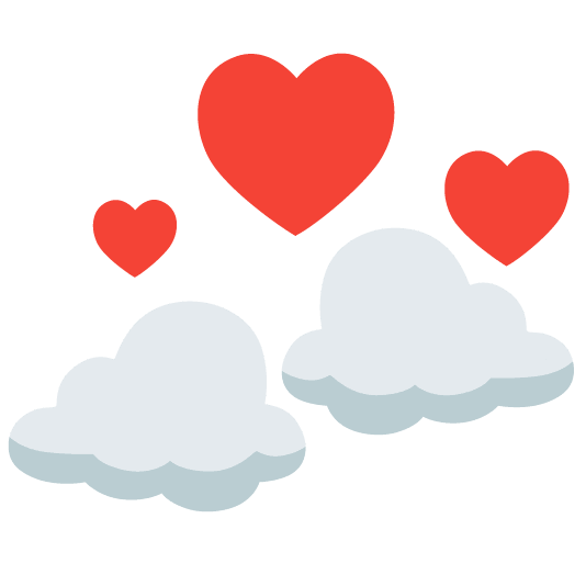 revolving hearts cloud