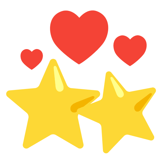 revolving hearts star