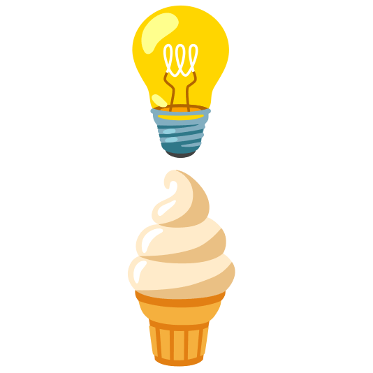bulb icecream