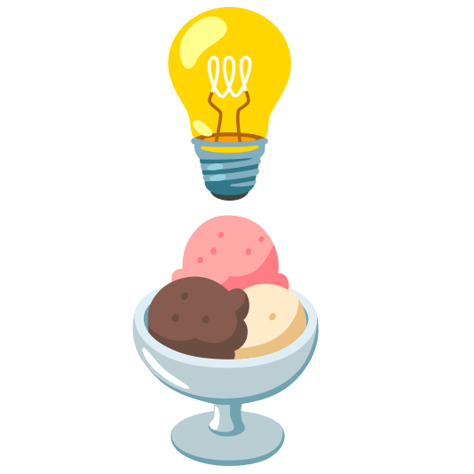bulb ice cream