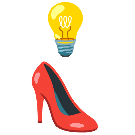 bulb high heel