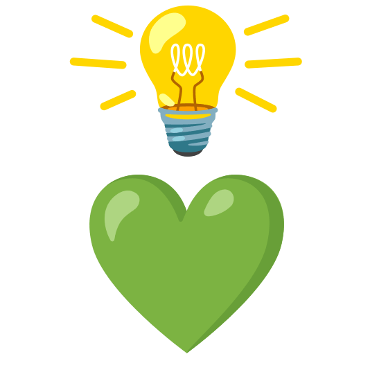 bulb green heart