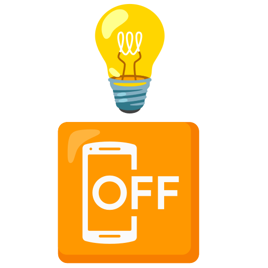 bulb mobile phone off