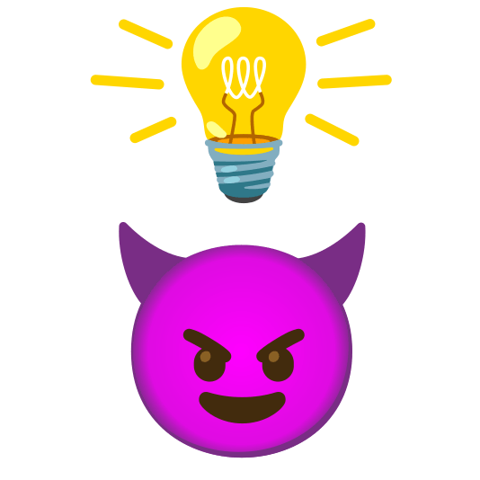 bulb smiling imp
