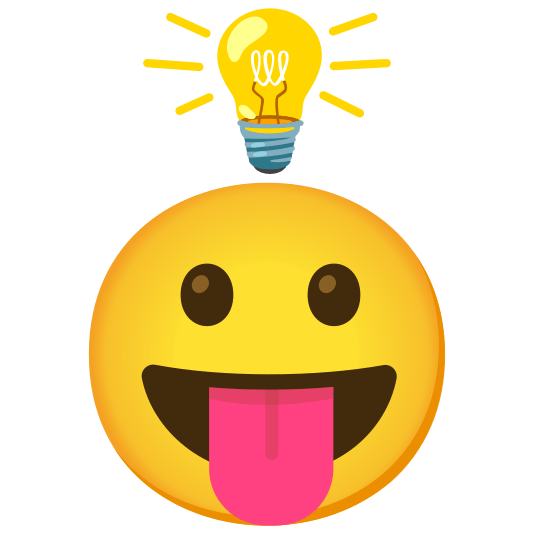 bulb stuck out tongue