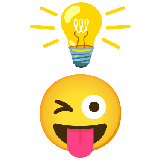 bulb stuck out tongue winking eye