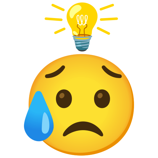 bulb disappointed relieved