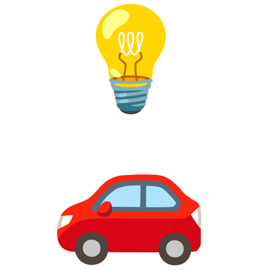 bulb car