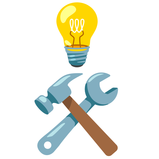 bulb hammer and wrench