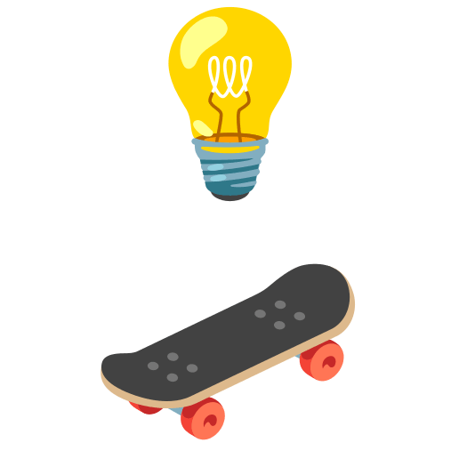 bulb skateboard