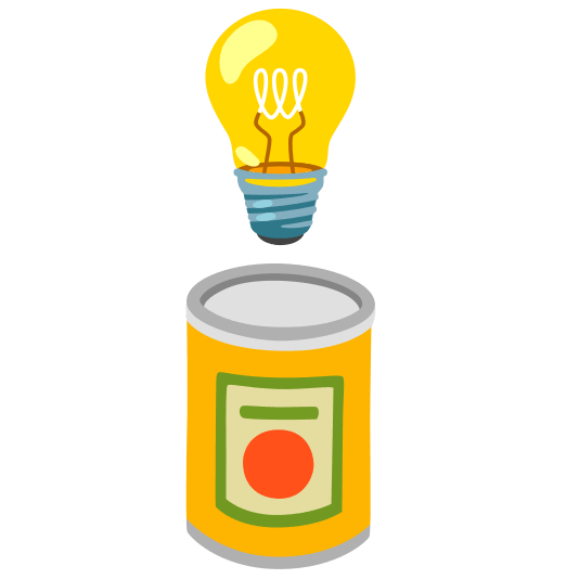 bulb canned food