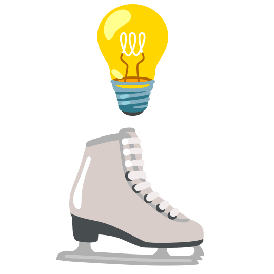 bulb ice skate